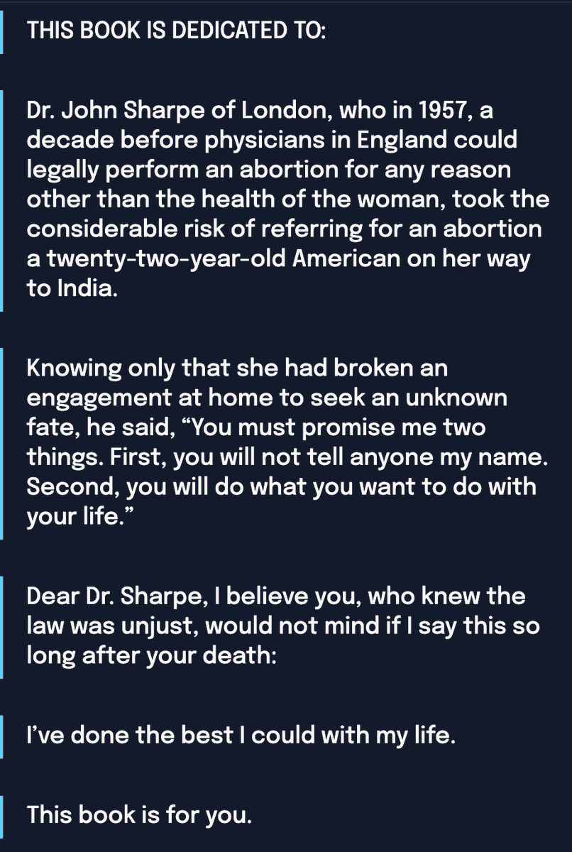 grace_hawthorn's tweet photo. Gloria Steinem has died, and i am posting her dedication from her autobiography. I think De Sharpe would be extremely proud https://t.co/xnZu8b9UjO