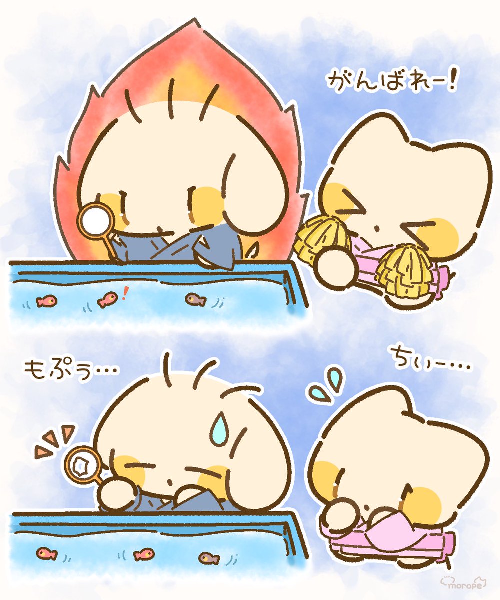 mopuchiis's tweet photo. もぷぷも挑戦！🔥

#ゆるいイラスト #illustration https://t.co/3oPez2KFu3