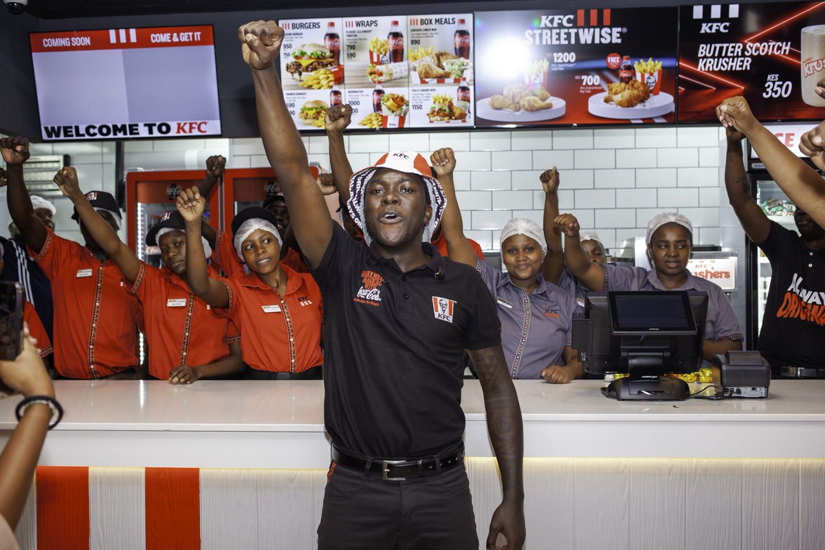 KFCinKenya's tweet photo. Parklands, you really showed up, Ahsanteni.

Your new cool place to enjoy your chicken or catch up with friends in Parklands is up.

Here’s to many more crispy moments together.

#kfc #Itsfingerlickingood #kfckenya https://t.co/dS6HcUuQrW