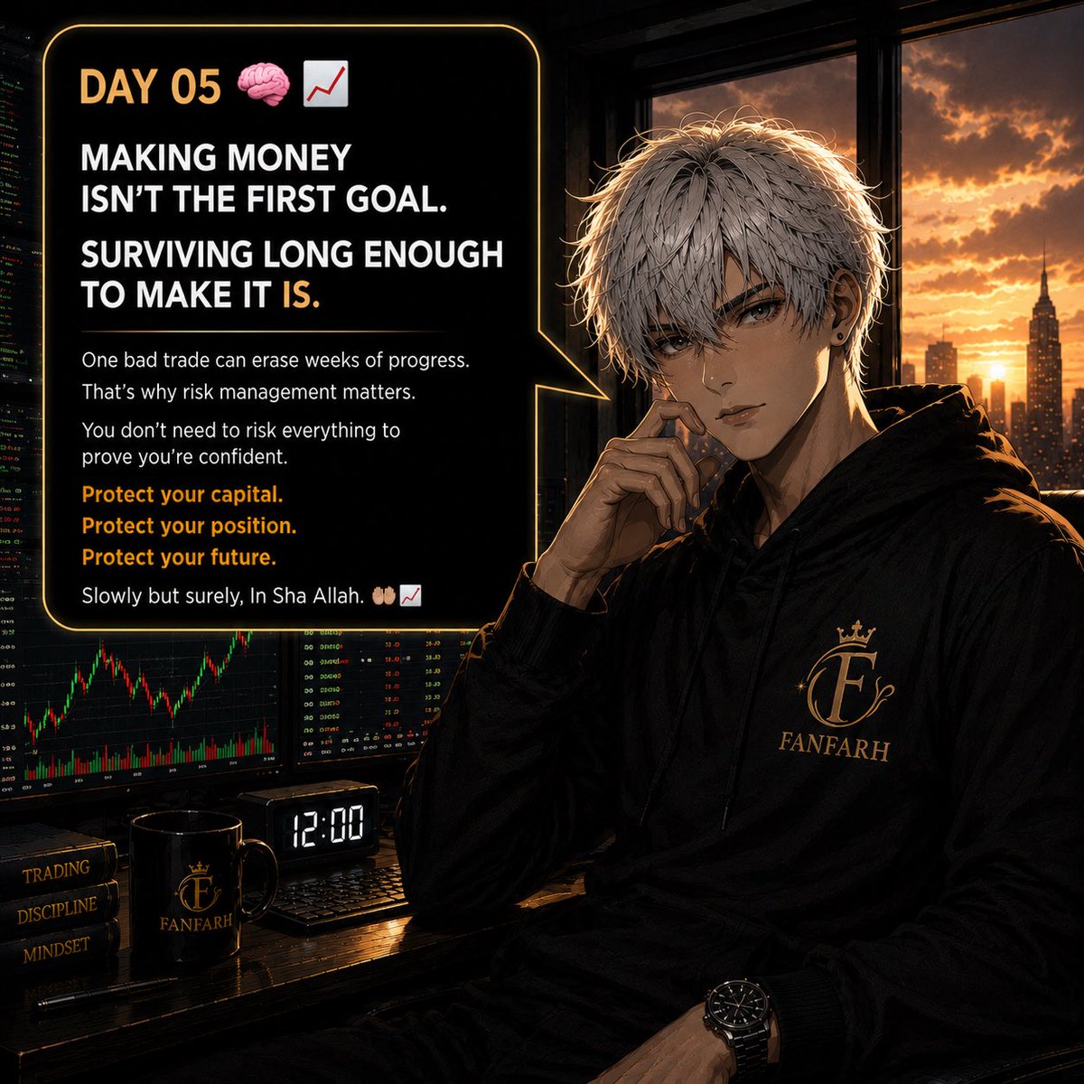 othmane_jay_ar's tweet photo. In crypto, protecting your capital is just as important as making profits.

You don’t have to win every trade.
You just have to stay in the game long enough to grow.

Risk management isn’t weakness. It’s survival. 🛡️ https://t.co/TPmWrOGwda