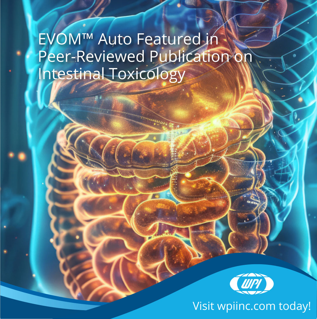 WorldPrecision's tweet photo. New peer-reviewed publication featuring the EVOM™ Auto.
Scientists at Johnson &amp; Johnson (Belgium and Pennsylvania) just published their findings in Toxicology in Vitro, using WPI’s EVOM™ Auto automated TEER to evaluate human colonoid-derived monolayers.
https://t.co/NK8CA2tJ35 https://t.co/3t9FHY2pHj