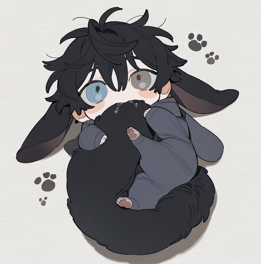 pulpulang's tweet photo. 꼬리 쭙쭙이 치비 프롬 공유

5::chibi ::,super deformed, full body, lying, lying on back, from front, animal kigurumi, kigurumi, feline kigurumi, cat kigurumi, pajamas, hood down, paw print, paws up, blush,biting own tail, sucking own tail, mouth open, tail, big tail, holding tail, saliva, wet tail, slobber, fluffy, soft lighting