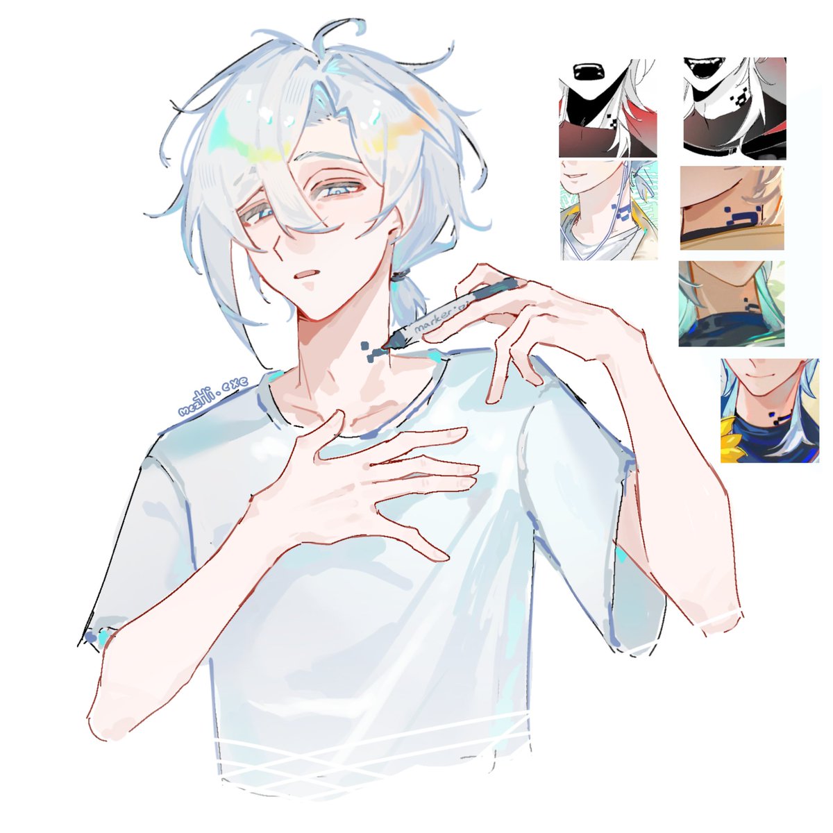 mezzyrando's tweet photo. random headcanon I had for my #saparata design 
#saparatafanart (rkgk) https://t.co/FPO362s4Ib