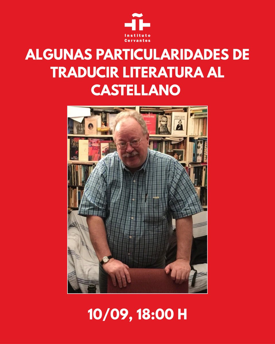 ICDublin's tweet photo. 📚🇮🇪➡️🇪🇸 ¿Cómo se traduce la literatura irlandesa al español?

Jorge Fondebrider hablará sobre su experiencia como traductor de literatura irlandesa.
📅 10/09 | 18:00 h
📍 Instituto Cervantes Dublín
🎟️ Reserva tu plaza: https://t.co/FNdoSXWH2T 

#TraducciónLiteraria https://t.co/opISSNg5uo