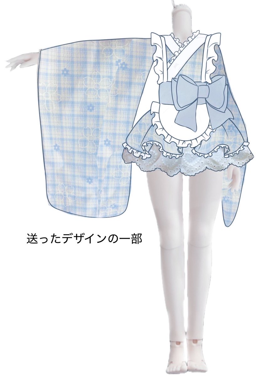 hachi_DOLL's tweet photo. 天才的に可愛いお洋服作ってもらいました🩵
5種類のフリルを使ってもらったのでふわふわ〜⁠꒰ꈍ⁠ᐜ⁠ꈍ⁠꒱
 #ドール服  #MDD https://t.co/BViij26Hlx