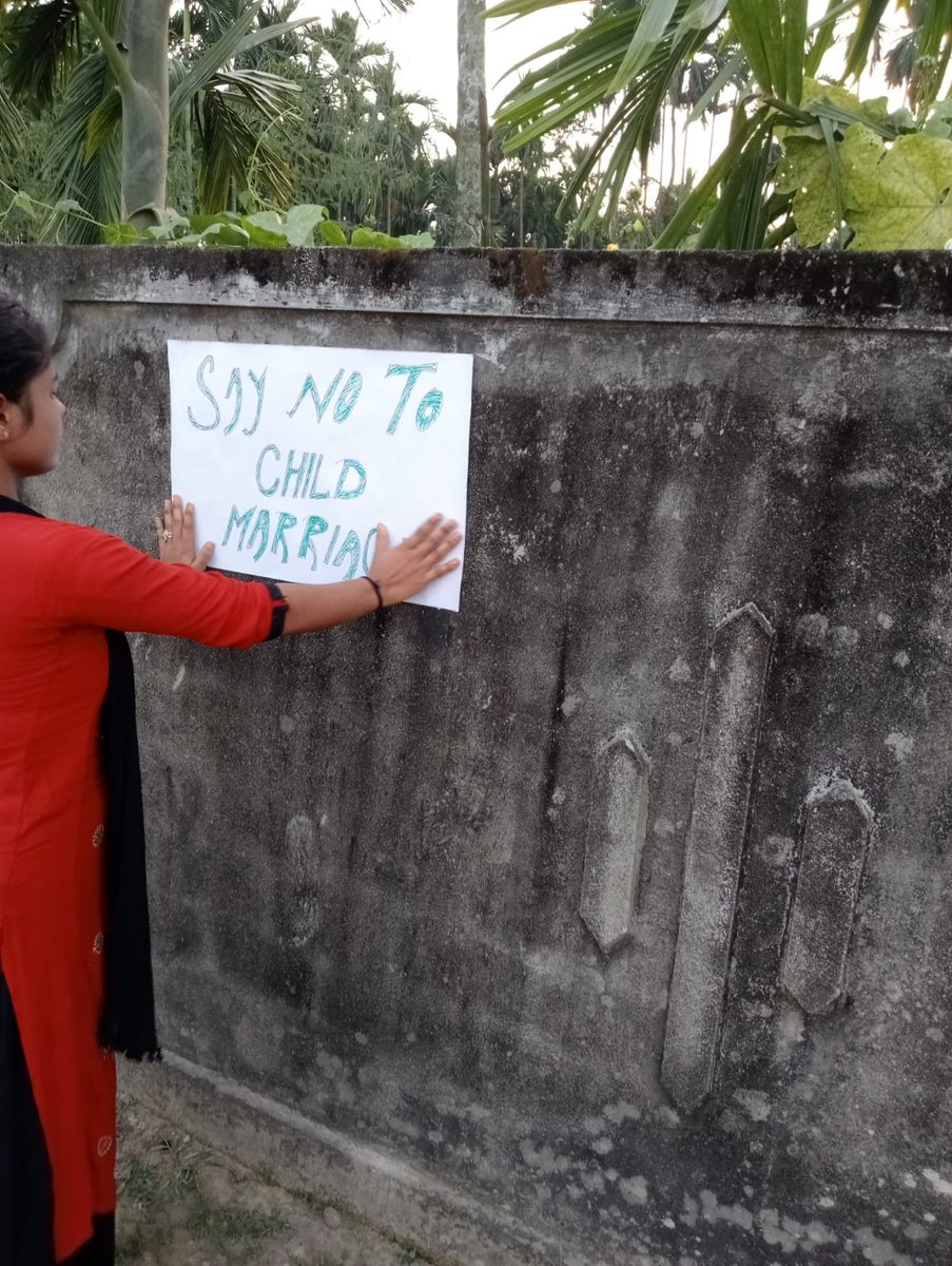 SACHINDRASARMA3's tweet photo. Say no to child marriage 
#childmarrigefreeindia #childmarrigefreeworld
@JustRightsIndia @JustRightsIntl @satra
@bhuwanribhu
@himantabiswasarma https://t.co/HfQXe5woPi