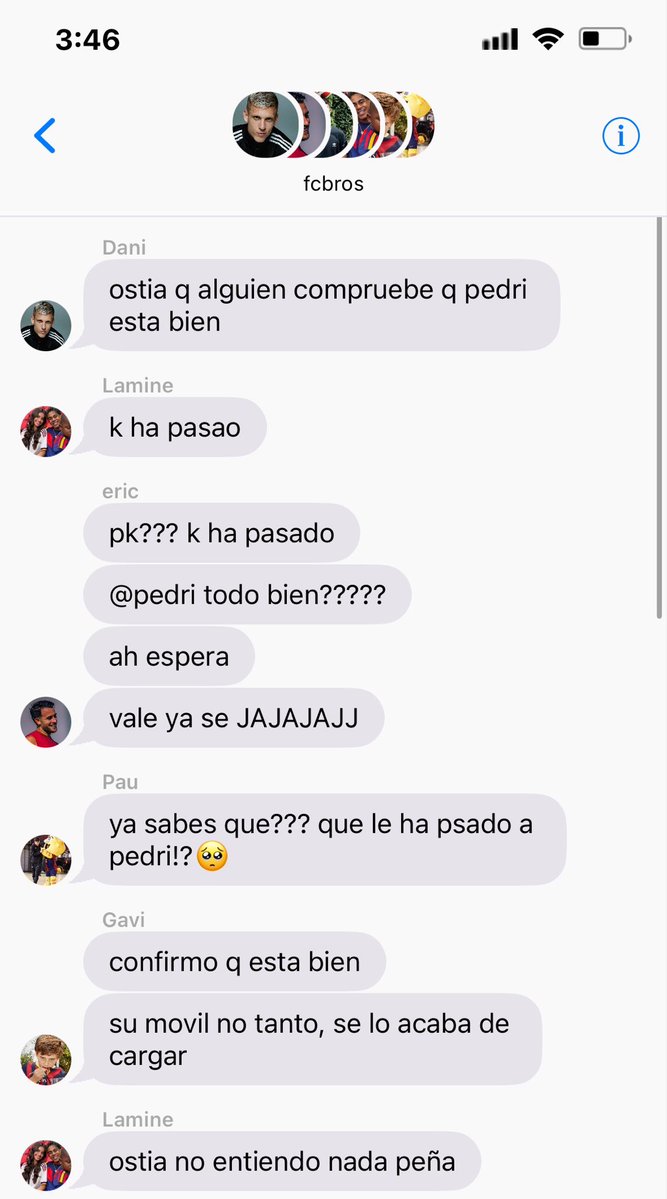 yoake75's tweet photo. la reacción de pedri a las ultimas declaraciones de ferran, es todo canon real no fake soy dani olmo https://t.co/H23buSJcvI