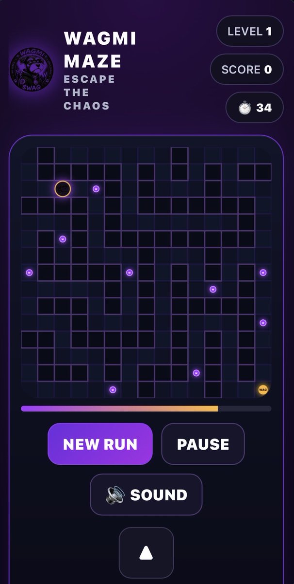 TheWagmi_Meme's tweet photo. Enough scrolling.
Go see if you can survive the WAGMI Maze.

https://t.co/BOKczBqUP8

Then come back and tell us your score.

#WAG #WAGMI #Solana https://t.co/x0mMk7cagw