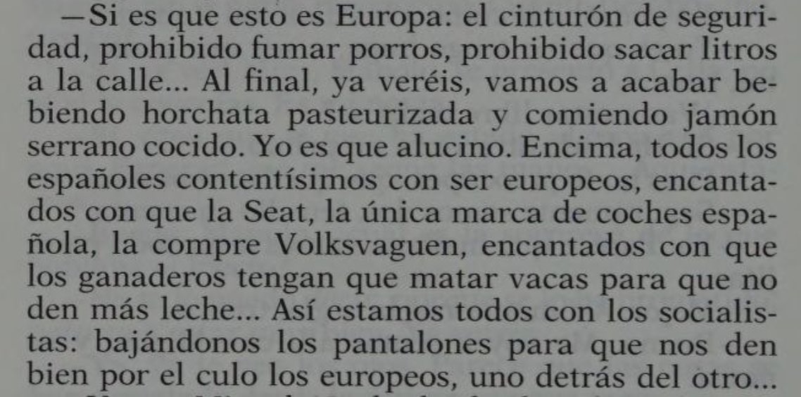 SrRdn's tweet photo. Siempre que sale una noticia sobre la Seat, me acuerdo de este fragmento de “Historias del Kronen”. https://t.co/ChipGZq3Kq