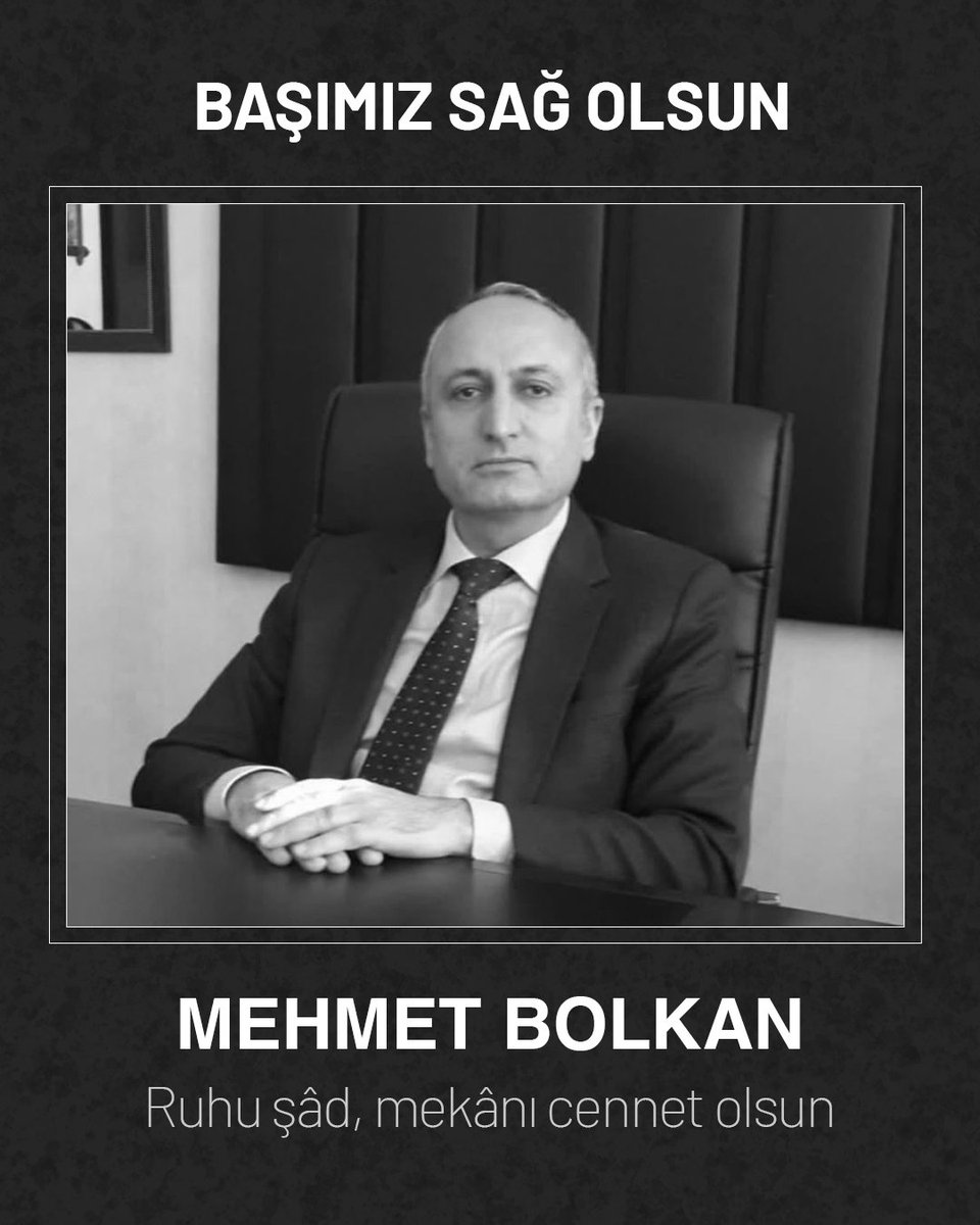 EgitimBirSen's tweet photo. Mersin 2 Nolu Şube Sekreterimiz, Mersin Üniversitesi Genel Sekreter Yardımcısı Mehmet Bolkan Başkanımız Rahmet-i Rahman’a kavuşmuştur.

Mersin 1 Nolu Şubemizde uzun yıllar yönetim kurulu üyeliği ve ilçe temsilciliği görevlerini yürüten Mehmet Bolkan Başkanımız, çalışkanlığı ve sahip olduğu ahlaki değerlerle görev yaptığı her yerde takdir edilen, sevilen bir teşkilat mensubumuzdu.

Merhuma Allah’tan rahmet, ailesine, yakınlarına ve çalışma arkadaşlarına sabr-ı cemil niyaz ediyoruz.

Cenazesi, ikindi namazını müteakip Adana’da defnedilecektir.

Teşkilatımızın başı sağ olsun.
Ruhuna El Fatiha…