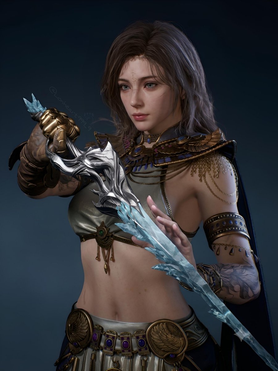 Lionheart999_9's tweet photo. Gwendolyn the Frost Warrior ⚔️❄️
#TidesOfAnnihilation https://t.co/d5u8dI4s3c
