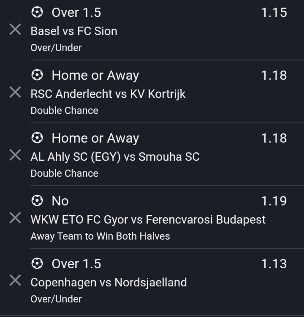 kepaserv's tweet photo. Thursday 🏟️

10 odds ⚽

Rollover Day 1 

VTS57R https://t.co/l298vXooWD