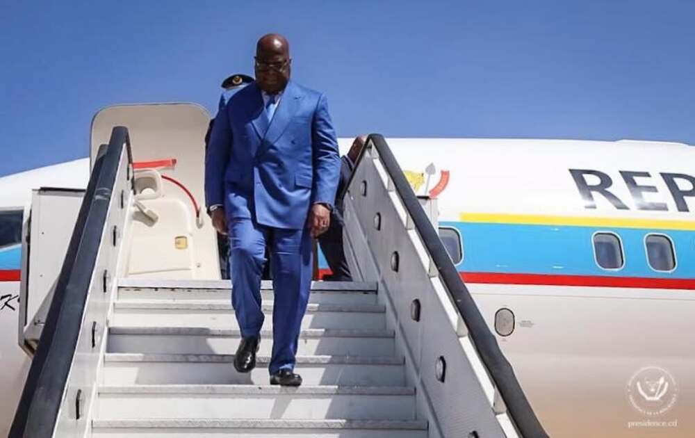wembi_steve's tweet photo. #RDC: 🛑🚨‼️Le président Félix-Antoine Tshisekedi, est arrivé à São Tomé pour prendre part à la cérémonie d’investiture de son homologue Carlos Vila Nova, réélu dès le premier tour de l’élection présidentielle du 19 juillet 2026. https://t.co/tlruNct7h4