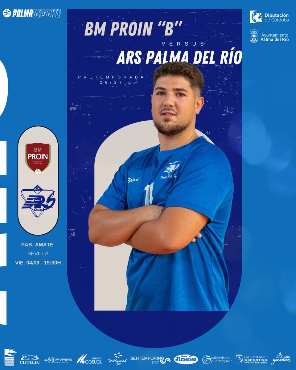 arspalmadelrio's tweet photo. ⚔️ 𝐏𝐫𝐞𝐭𝐞𝐦𝐩𝐨𝐫𝐚𝐝𝐚 𝟐𝟔/𝟐𝟕 💙
💪🏽 Nuevo test para nuestro equipo sénior, que tendrá dos encuentros en dos días: el primero a domicilio frente al filial de @bm_prointegrada este viernes
#IdentidARS #SomosARS 💙🤍 https://t.co/LrWtuRWt5I