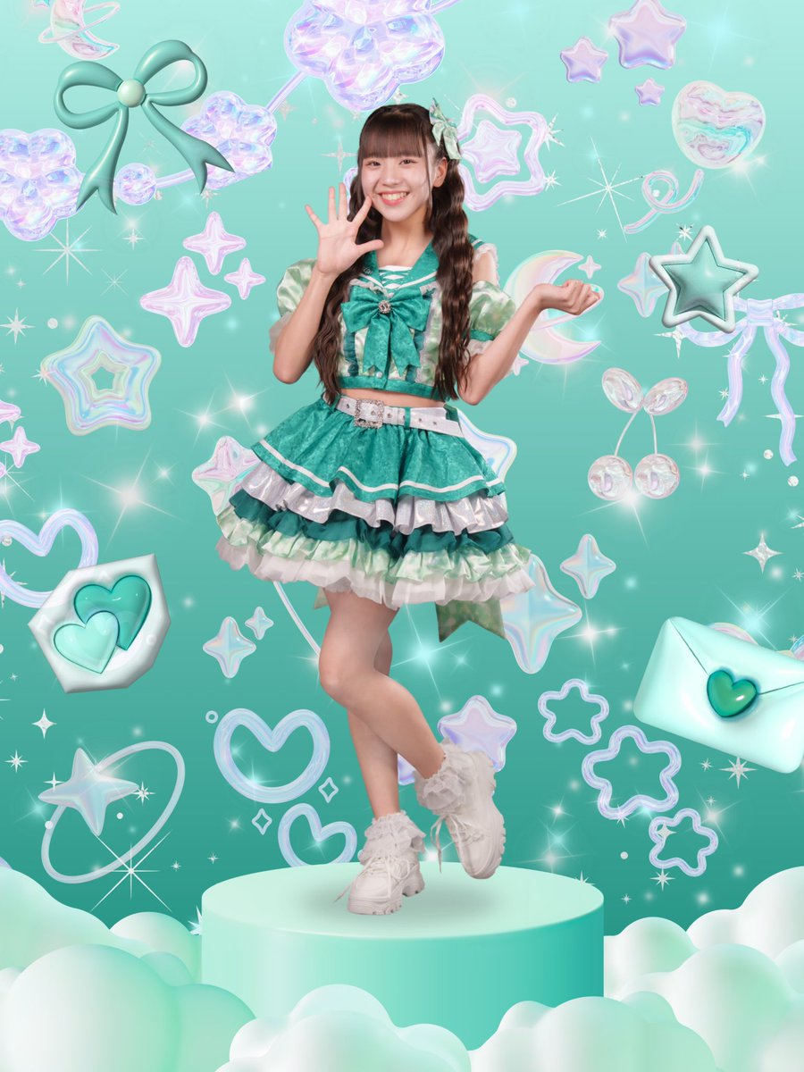 chinachu_69's tweet photo. 新アー写🦄🌈

ルチアーズ最年小✨
中学一年生13歳💚
緑色担当💚有馬千夏
ENFP(運動家)

✨️天真爛漫《絶好調!!》
✨️元気な声なら《1等賞!!》
アクロバットもできちゃう体力オバケ🤸‍♂️

「ちなちゅに夢中な人､あちゅまれー！｣
 
꒰ঌ┈┈┈┈┈┈┈┈┈┈┈┈┈┈໒꒱
 アー写♡衣装の感想待ってる💚 https://t.co/RvB66DPDSc