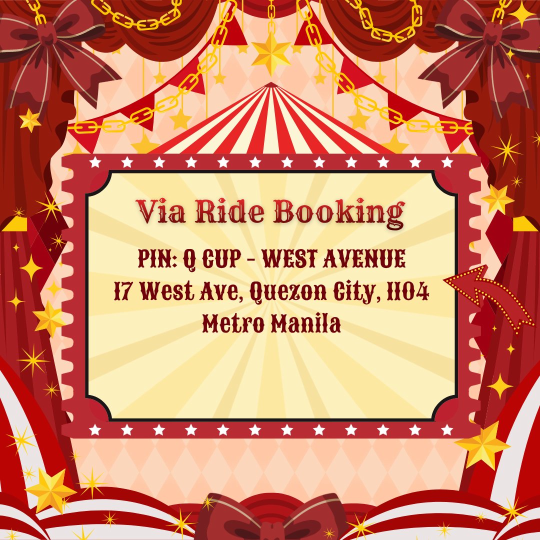 twstpartyph's tweet photo. 🎪 2 DAYS LEFT 'TIL THE CSE 🎪

Scared that you might get lost? Here's a transportation guide on how to go to the event's venue. See you there TWST Prefects!🎟️

Note: Feel free to message us if you have questions or inquiries.

#TPPHPlayfulLand #TwistedWonderland #Savanaclaw https://t.co/uB0dJtxM7y
