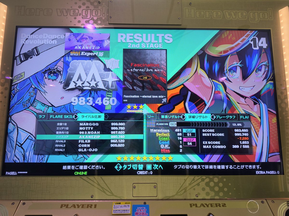 Rald_nightmare's tweet photo. New York EVOLVED(Type B)ESP:超少しばかりの新記録
エタラブESP:AA+&amp;フレアLv.8
モンビジCSP:ギブアップ
I'll Be With You ESP:初見鳥&amp;フレアLv.EXクリア達成 https://t.co/WOcEUsdWpK