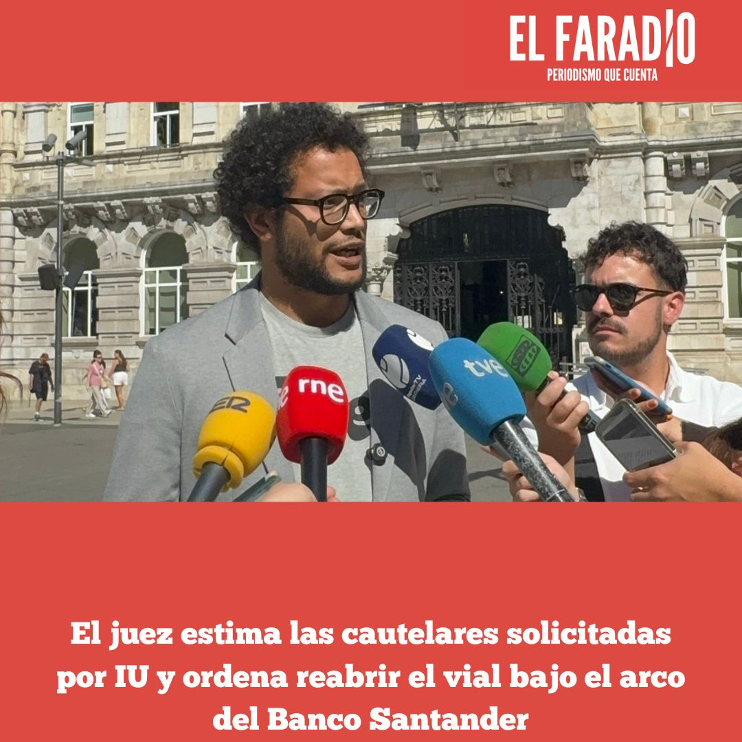elfaradio's tweet photo. El auto aprecia, a efectos cautelares, una vía de hecho y señala que cuando se modificó el uso del vial no existía una resolución administrativa que amparase la actuación
https://t.co/bpurfwDbt1
#Santander #Arco #Faro #IzquierdaUnida https://t.co/VkP5cRAj7d