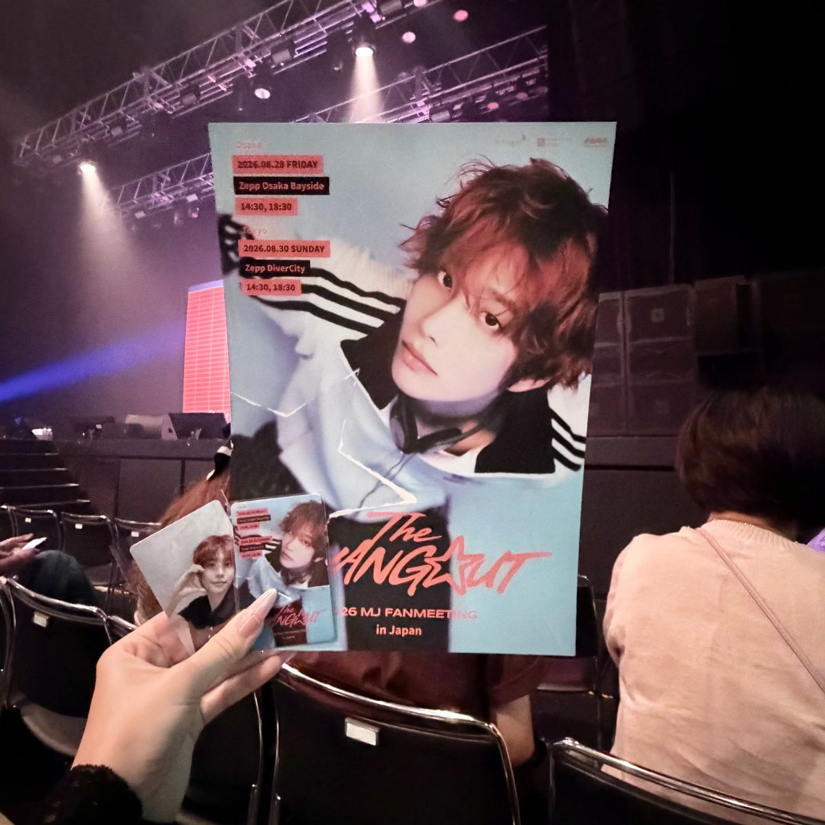 yrsjha2's tweet photo. 2026 MJ FANMEETING ＜The Hangout＞ in Japan ♩♫♩

両部とも近くてうれしいჱ̒> ̫ <
チェキうれしいჱ̒> ̫ <

#ASTRO #엠제이 #MJ #The_Hangout https://t.co/w1ddAt9fjn