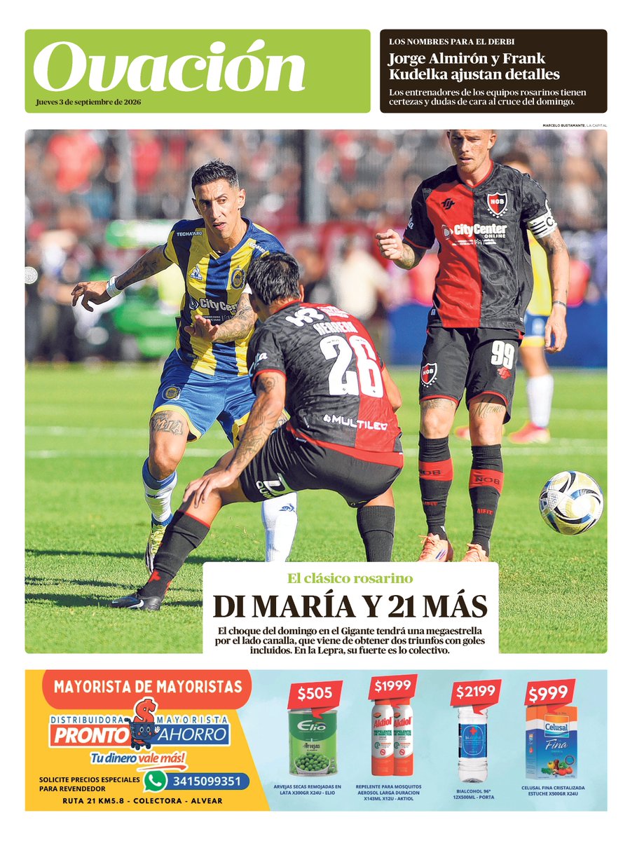 lacapital's tweet photo. ¡Buen jueves! 
La tapa de hoy 

Jugó dos desde su regreso y convirtió en ambos. En el último lo hizo con una molestia y, tras el triunfo, dijo que podían quedarle "uno o dos más"

Todas las noticias en https://t.co/bjvi3kuneZ https://t.co/Kqfx1TZ5E7