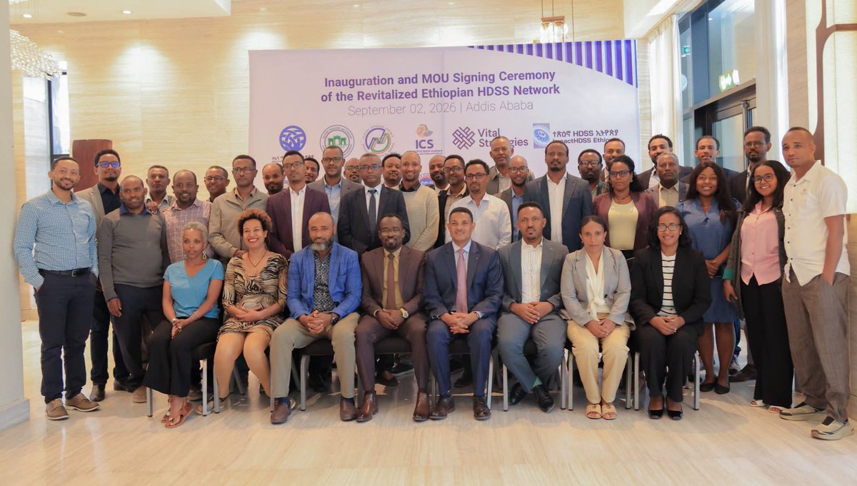 EPHIEthiopia's tweet photo. MoU has been signed between HDSS Network and health sector officials and academic institutions.
https://t.co/rLN5zirdza
https://t.co/zqj5Q1AKcp https://t.co/gJ8HUCiV0p