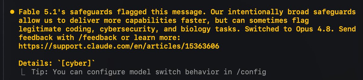 Kisliy_K's tweet photo. Claude 5.1 just flagged my request to fix a Google Chrome extension as a cybersecurity threat.

A simple coding task… and it gets hit with [cyber].

This is getting ridiculous.

Astra will fix it. https://t.co/Mlilu4ZGaB