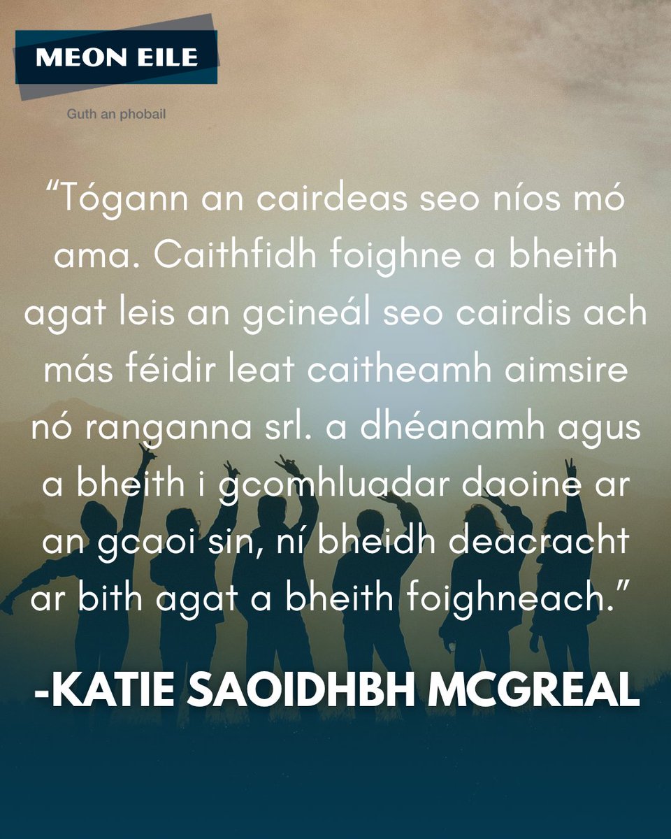 MeonEile's tweet photo. Tá cúpla leid ag Katie Saoidhbh McGreal faoin dóigh le cairdeas a chothú agus tú níos sine✍🏻 @KatieSaoidhbh 

Alt iomlán thíos👇:
https://t.co/B4xgy06wBe https://t.co/Q8g6jwvDju