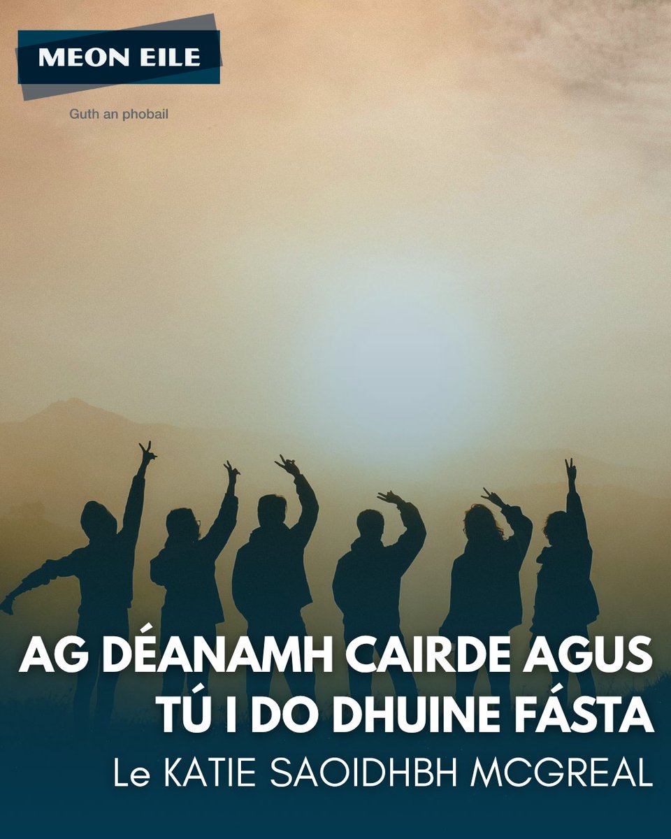 MeonEile's tweet photo. Tá cúpla leid ag Katie Saoidhbh McGreal faoin dóigh le cairdeas a chothú agus tú níos sine✍🏻 @KatieSaoidhbh 

Alt iomlán thíos👇:
https://t.co/B4xgy06wBe https://t.co/Q8g6jwvDju
