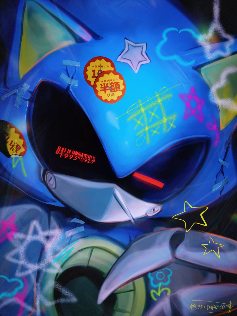 cyan_paper01's tweet photo. #MetalSonic 📛re📛 https://t.co/TqK8UeImPa