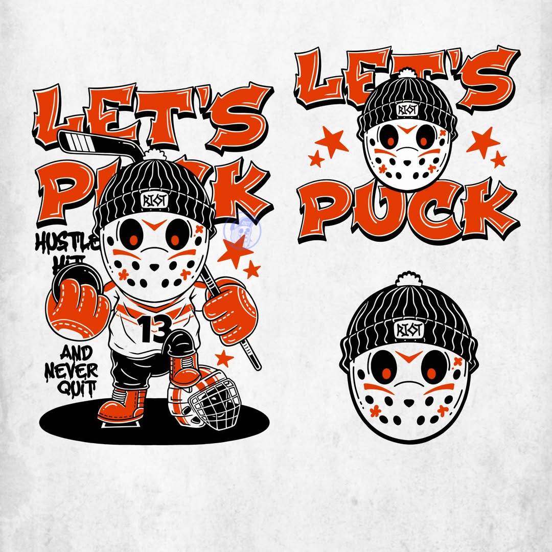 DomingaBystrom's tweet photo. LET’S PUCK”

Design available for sale. Please DM for pricing. Text and colors can be changed. Note: This design is exclusive to one buyer and will not be sold again once purchased. https://t.co/hOXyxdyEyU