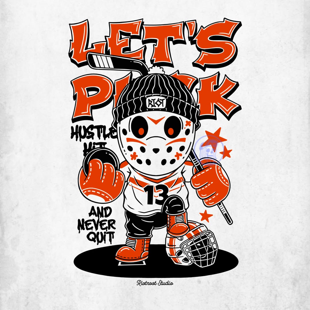 DomingaBystrom's tweet photo. LET’S PUCK”

Design available for sale. Please DM for pricing. Text and colors can be changed. Note: This design is exclusive to one buyer and will not be sold again once purchased. https://t.co/hOXyxdyEyU