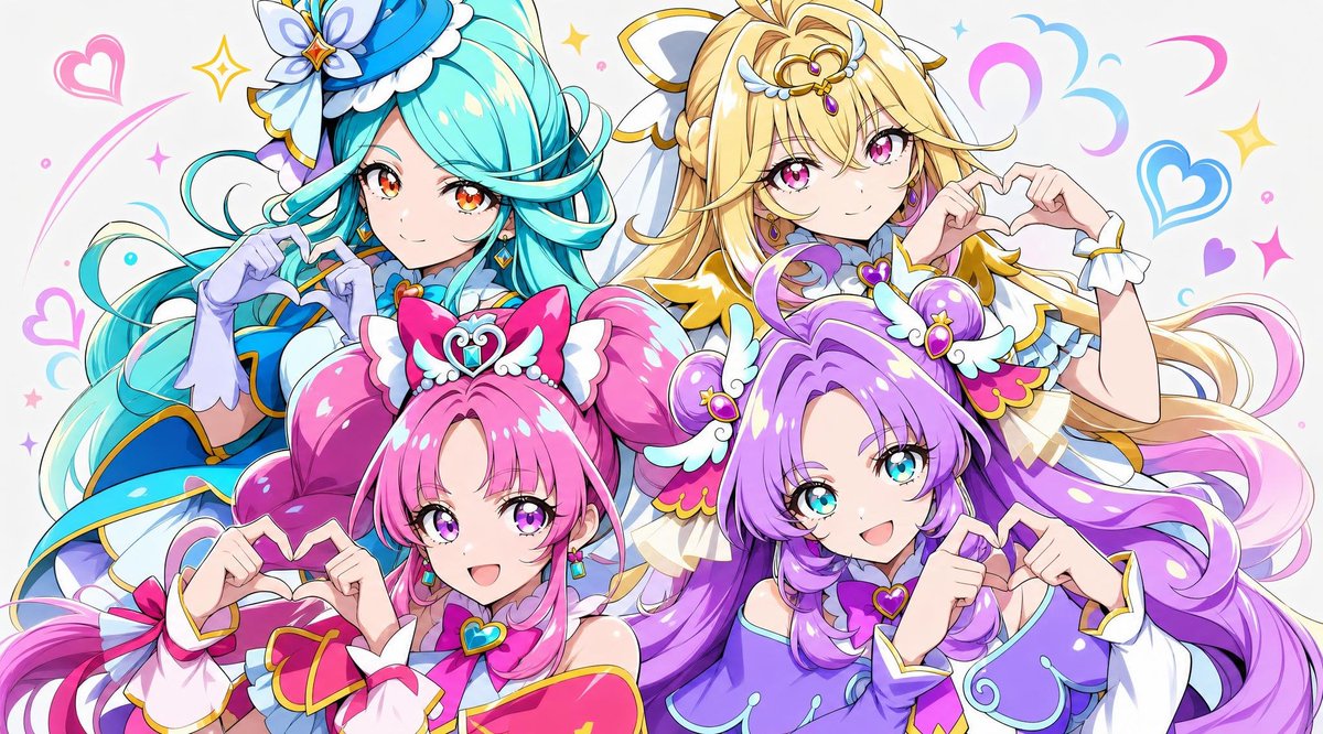 4chan_____'s tweet photo. キュアアンサー / Cure Answer
キュアミスティック / Cure Mystique
キュアエクレール / Cure Eclair
キュアアルカナ / Cure Arcana

#名探偵プリキュア #たんプリ #precure

なんかリクエストあれば出来ればやります😆 https://t.co/usYxD81fin