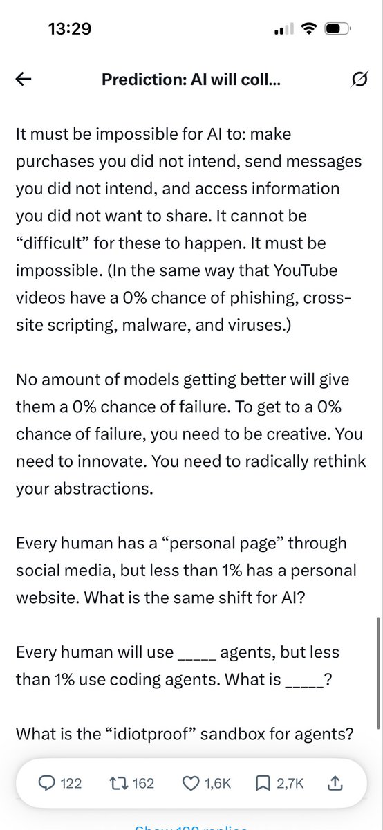 humanandtheloop's tweet photo. What is the biggest box you can build that provably has no exit. Turns out this is a hard problem @wordgrammer https://t.co/9i1Y4JhJYv