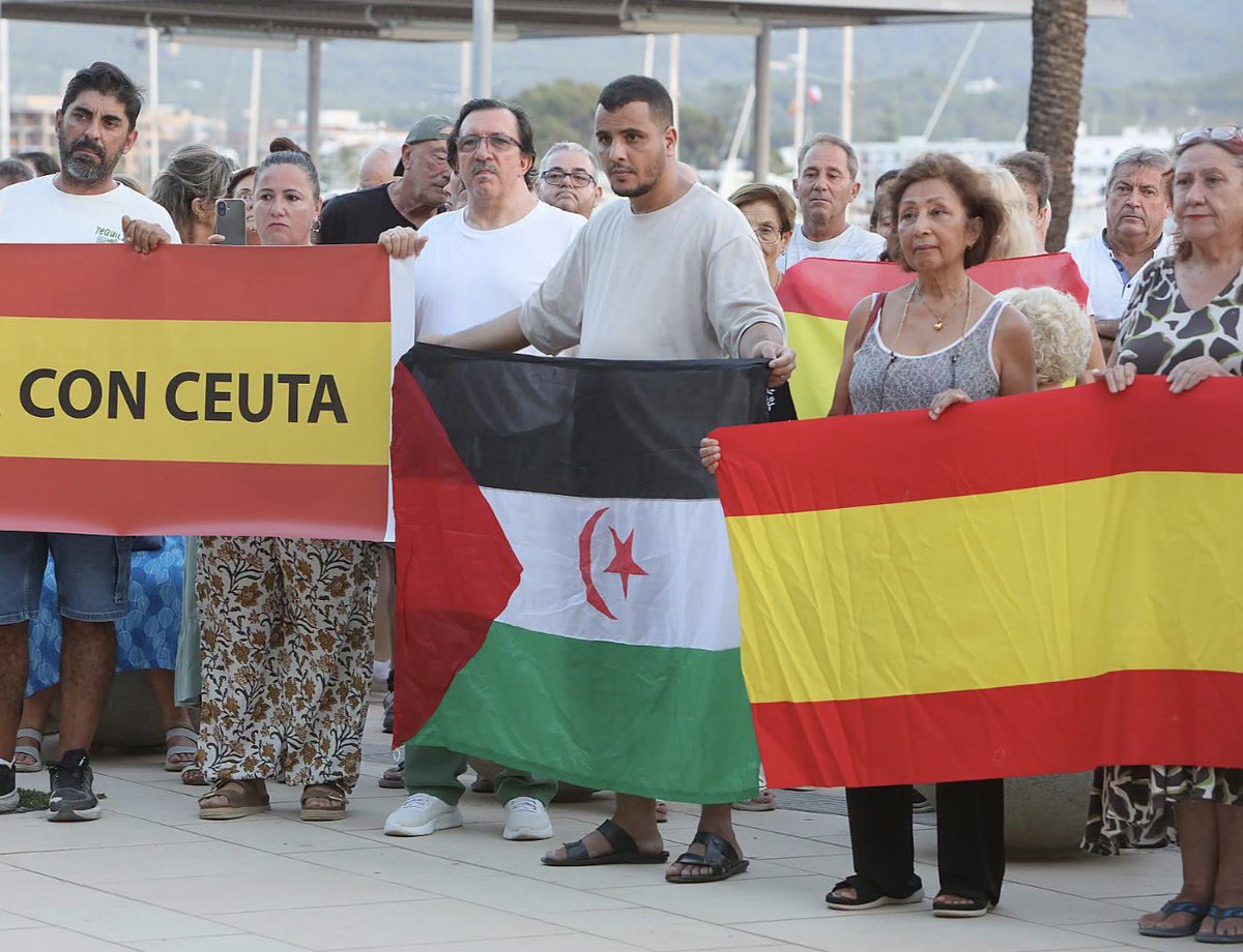 TalebSahara's tweet photo. El Sáhara con Ceuta. https://t.co/FPSCTUfRMk