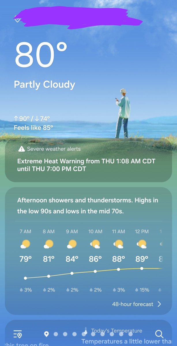 onthemyles's tweet photo. it is 6:30 in the morning. why is it 80 degrees as 6:30 in the fucking morning. https://t.co/WMMsz1kbQ9