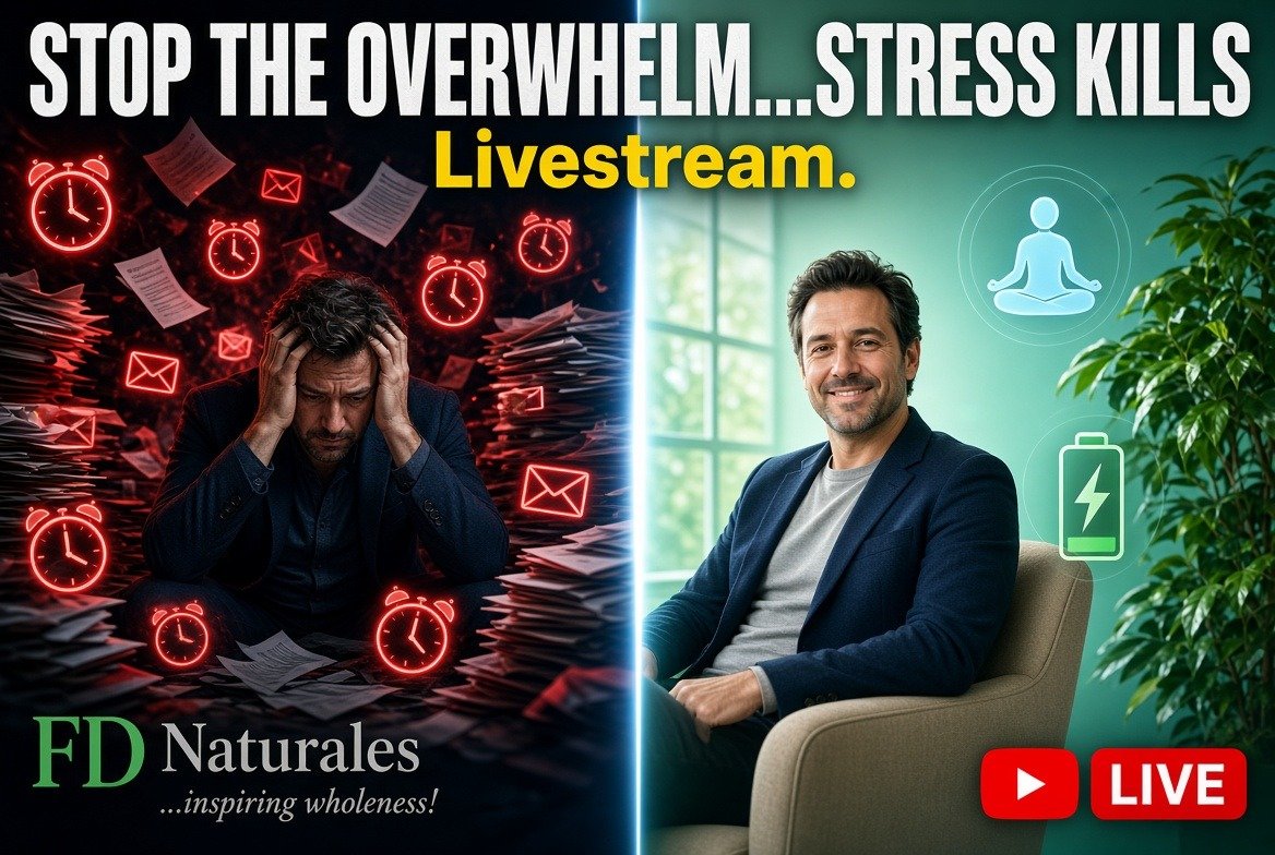 NaturalesFd's tweet photo. Live today by 6pm on YouTube @fdnaturaleswellnesslab talking about stress and how to effectively navigate stress before it overwhelms you

#stress #longevity #wellness #holistichealth https://t.co/BH0WNJl03R