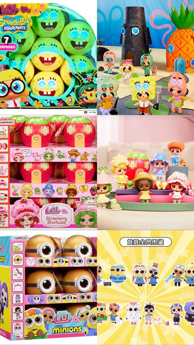 Cutestblindbox's tweet photo. Open po 
Strawberry shortcake, minion, spongebob lol surprise 

✅est arrived ina, 1-2 weeks
✅ Dp Bisa co 🍊 sisanya split
✅ bisa full co 🍊 ( ada tambahan adm)
🏠 Tangsel 
❗️Limited 
Check 👇🏻 for price and more detail

pre order jastip lol surprise strawberry shortcake minion https://t.co/iGj7KHnl3Z
