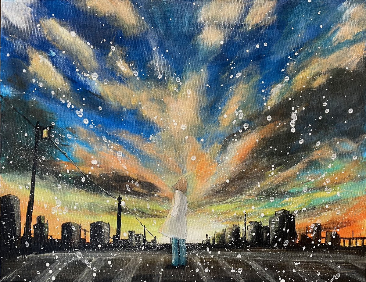 Artjp4's tweet photo. ＼ 開催中！ ／

ekaki_hiro （＠ekakinohiro）web個展
-landscapes imagined from music　音楽の景色-
 https://t.co/PNWoGzahAS
会期：2026.09.01-09.15

＜作品紹介＞
作品名：想う

#美術ネットワーク #芸術の輪 #現代作家の環 #artilljp #illustshare https://t.co/cuAnlalUjW