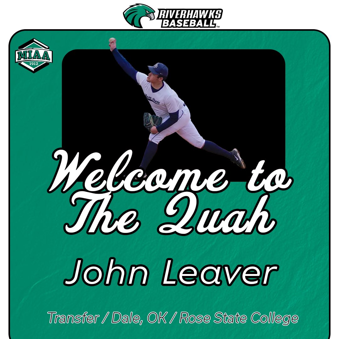 RiverHawksBSB's tweet photo. Next Up!

John Leaver- Dale, OK 

#RiseHigh | #TeamNSU https://t.co/u4r0EHUvP1