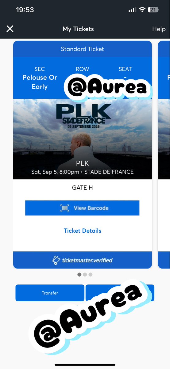 Aurea45374231's tweet photo. je vends 3 place fosse pour le concert de PLK au stade de france le 5 septembre!!!
30 € par place..
Demande si intéressé 🙏 🙏
#plk #sdf #concert #paris #vente #place #concert @PLK75 #momsonn #discord #cherche https://t.co/9qAwliF6az