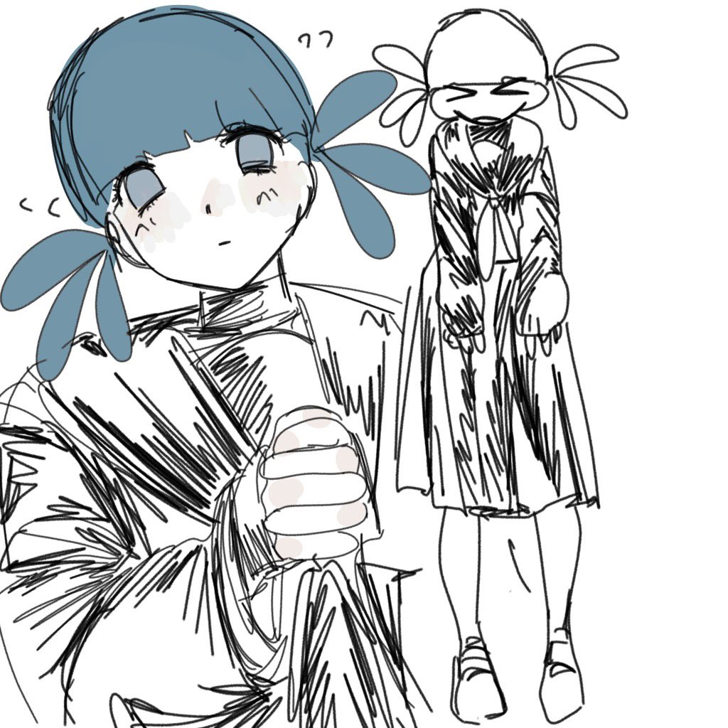 NAMACHAmah1's tweet photo. ツインテが汗のような女💦 https://t.co/tHrT9EJrt0
