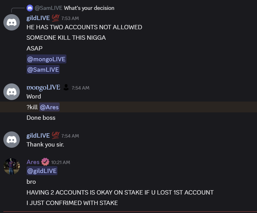 3figbroke's tweet photo. JUST GOT SCAMMED by @bonkalive won his discord depositer role only giveaway and his admin gild banned me  for being an “inactive depositor” because i only got $540 deposits overall lmfao. i am a med student so thats money gonna help to payoff my student debt.
Instead of owning up, their mods started harassing me and even threatening me like actually telling me they’d kill me. This is beyond shady. If you value your money or your sanity, stay far away from these clowns. Platforms like this thrive on silence, so I’m speaking up. Protect yourself, don’t get played.