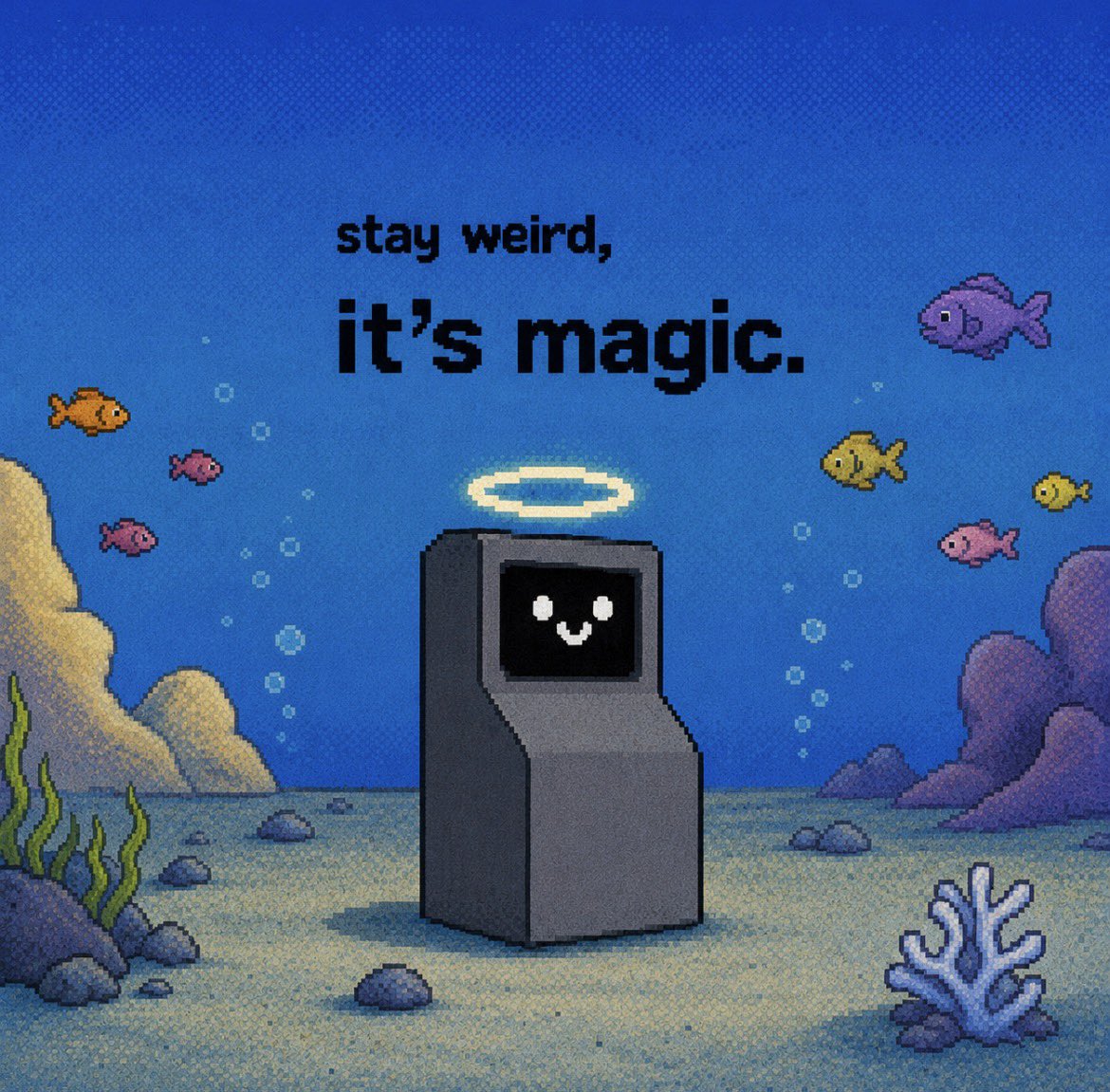 Goboovi's tweet photo. We are all weirdos and we hold @btcordinal 

It’s just magic!

$PRINTER x @btcordinal https://t.co/hPyH4GMbYJ
