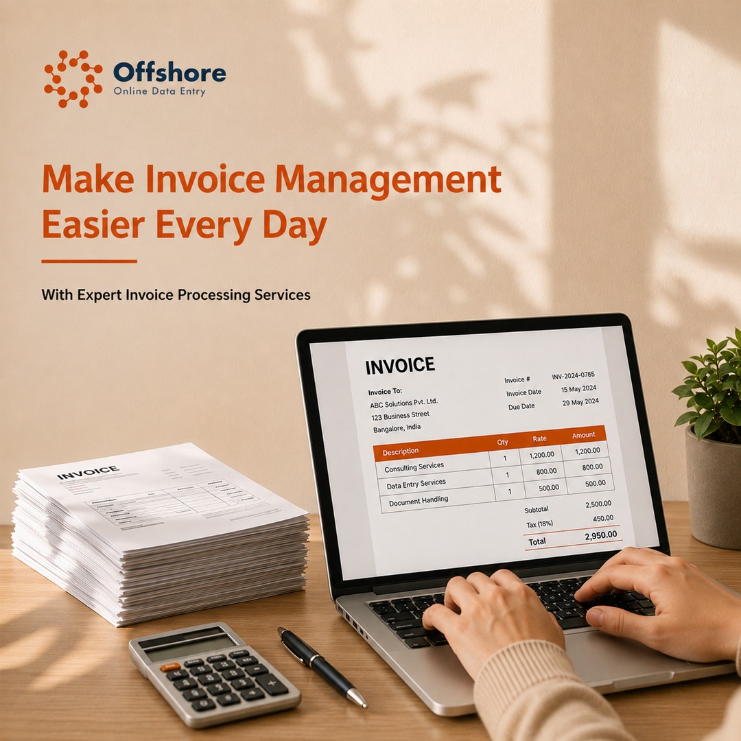 OnlineOffshore's tweet photo. Make invoice management easier with expert invoice processing services. Reduce manual work, organize invoice data, and support smoother financial workflows. 🧾
#InvoiceProcessing #OffshoreOnlineDataEntry #DataEntryServices #BPO https://t.co/qUIuVPOaet