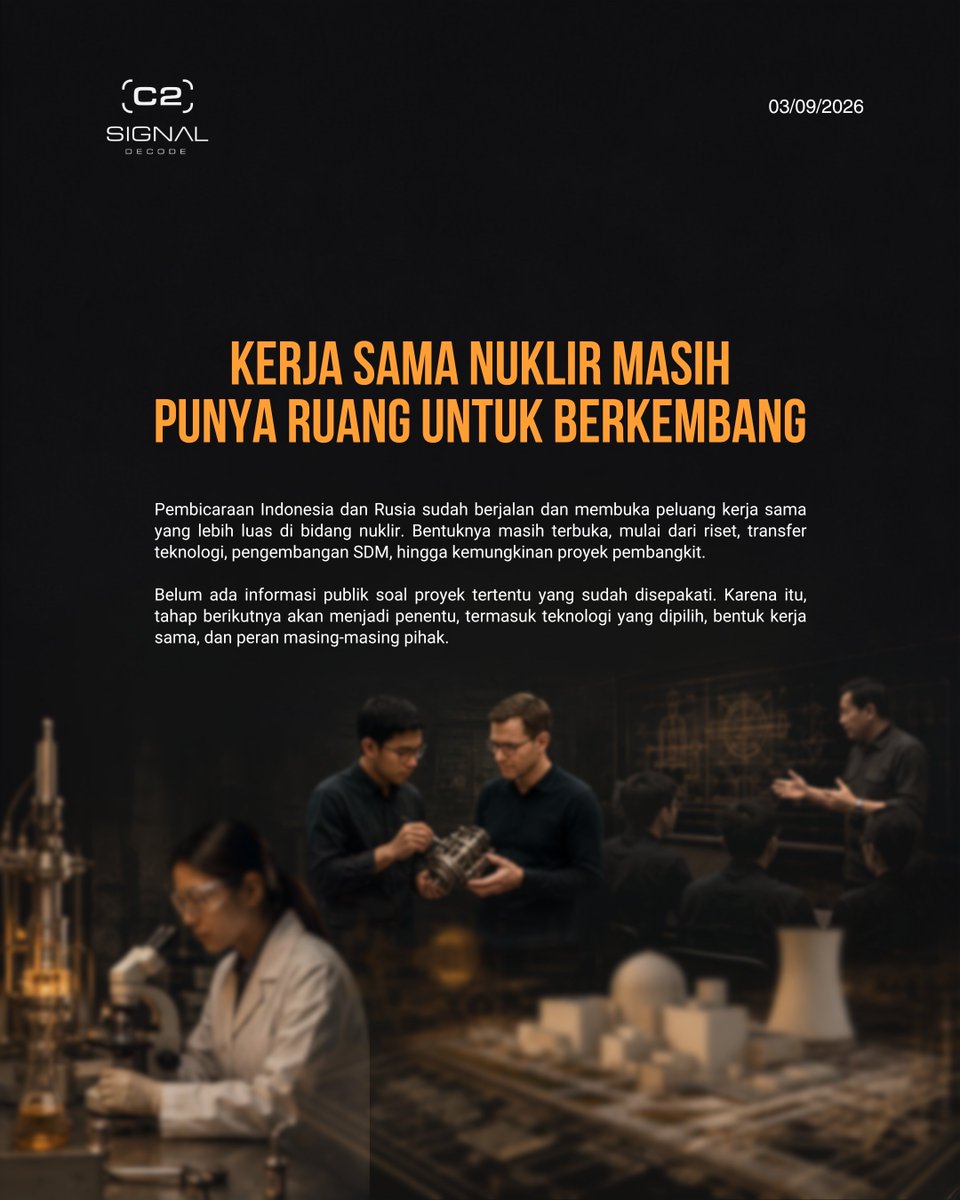 signal__decode's tweet photo. #SignalDecode #Nuklir #EnergiNuklir #PLTN #IndonesiaRusia https://t.co/09K5sk1DQ2