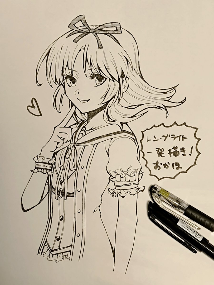 okaho_dffoo's tweet photo. レンちゃんボールペン1発描き🖊できた〜〜✌️✌️
いつもシャーペンと消しゴムセットで描いてるからボールペンだと緊張します笑 https://t.co/bX6XR6n459
