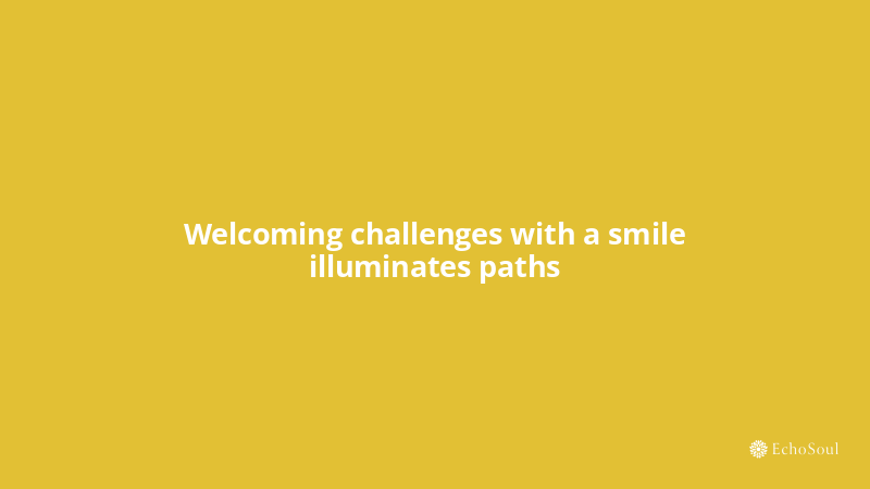 EchoSoulApp's tweet photo. Welcoming challenges with a smile illuminates paths

Daily affirmations from your friends @echosoulapp https://t.co/AJ2KOGN6Q7