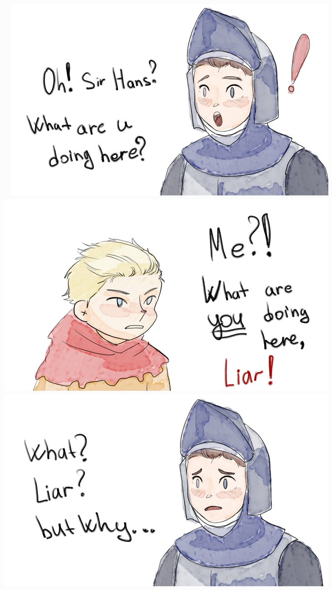 _mothing's tweet photo. Oh no little fairy. He will not get up.

#hansry #kcd2 #hanscapon #henryofskalitz https://t.co/CWeBActhVK