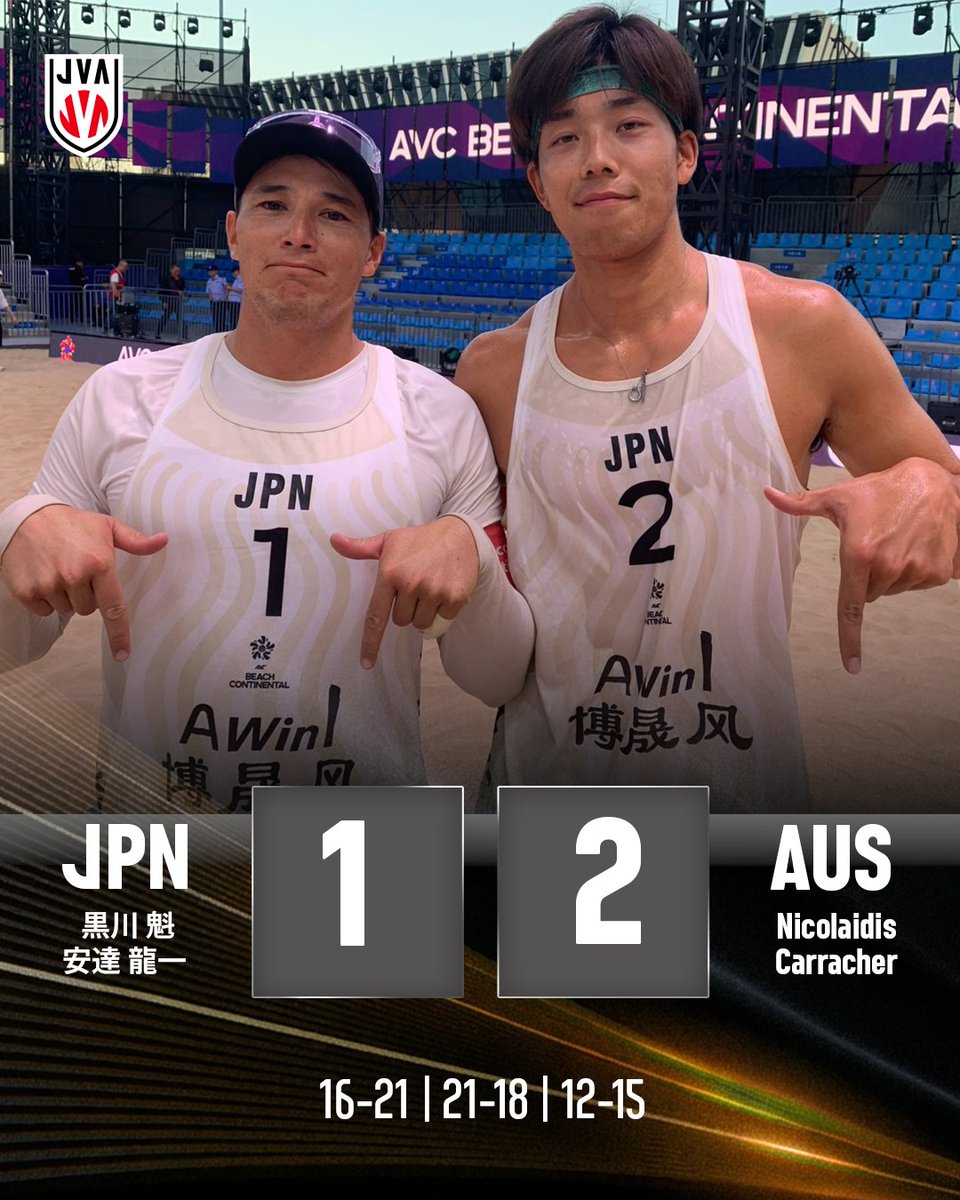 jva_beachvolley's tweet photo. 🏖️2026ビーチバレーボールアジア選手権大会
📍商洛市（中国）
📅2026年9月3日

🔥2日目（プール戦）🔥
Men #33 https://t.co/JKDVwufLlq
