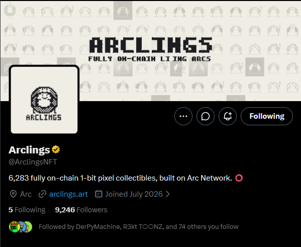 jikannians's tweet photo. Been building @ArclingsNFT since 0 followers as it's Community Manager 🫡

now it's almost 10K!

The next top project on @arc  , been receiving tons of DMs for collabs. 

To all who need spots: DM @ArclingsNFT 

Please have patience as we are undergoing hundreds of DMs by the hour.

If you need an experience community manager for your ARC project? 

Hit me up on DMs, Let's build 🤝

Let's cook hard for the circle ⭕️